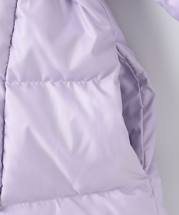 組曲 KIDS 【110-140㎝】ロング ダウンコート ラベンダー系