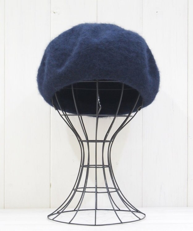 石田製帽 FOXベレー ネイビー