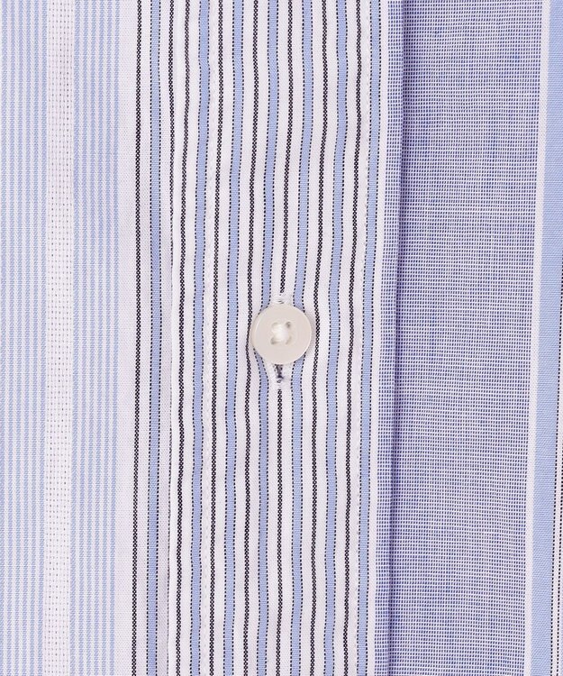 J.PRESS YORK STREET 【UNISEX】マルチストライプ シャツ サックスブルー系7