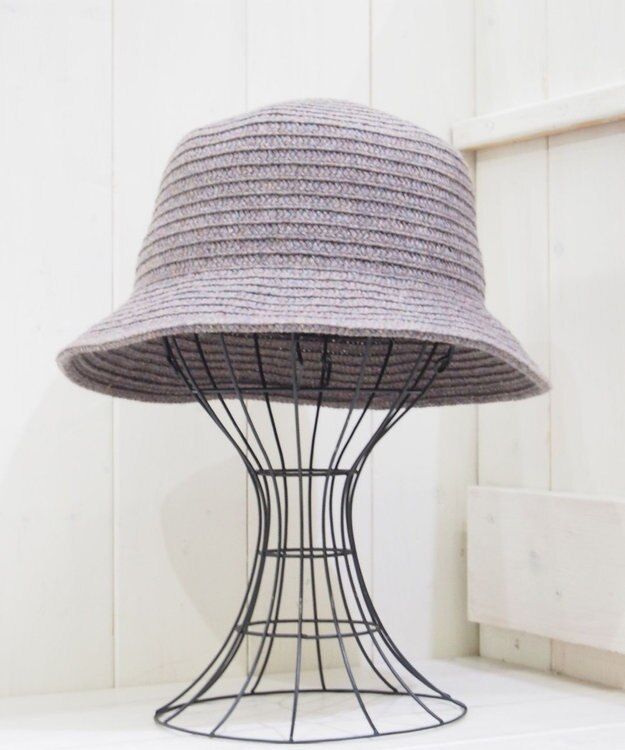 石田製帽 エコリウール　バケットハット チャコールグレー