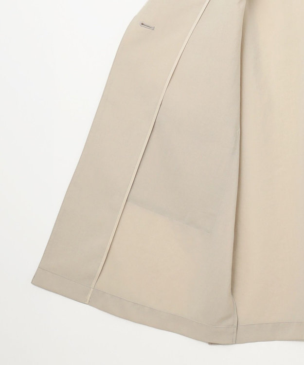 J.PRESS LADIES L 【洗える】ボイルドワッシャー ジレ ベージュ系