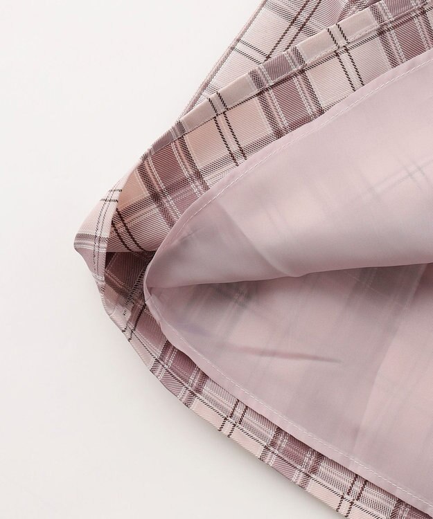 ANY KIDS 【2点セット】セーラージャケット+チェックワンピース ピンクベージュ