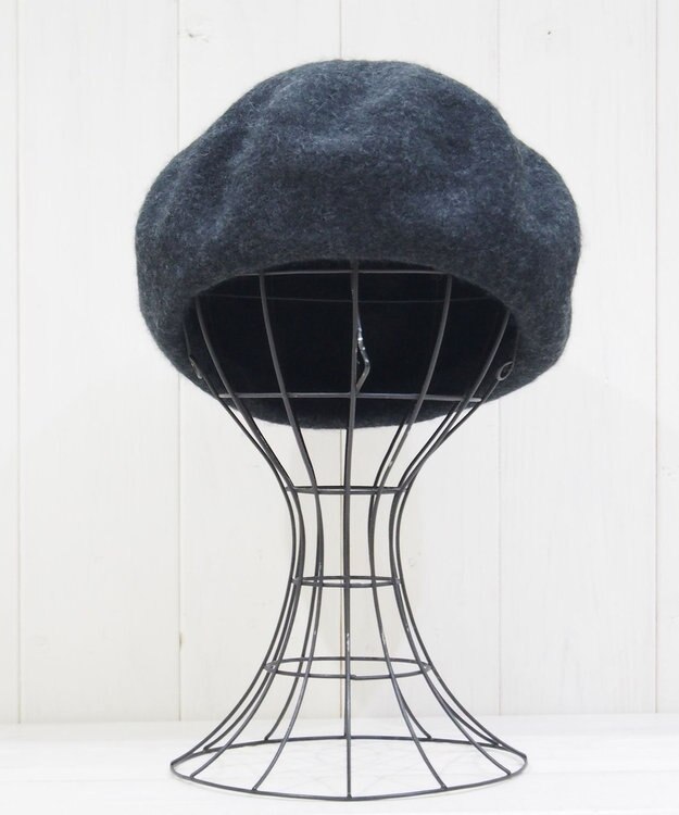 石田製帽 FOXベレー ブラック