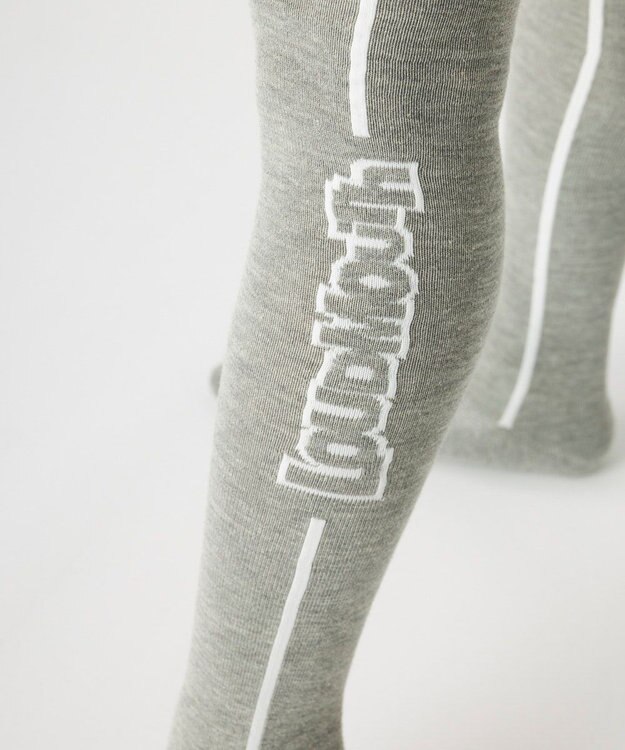 FILA GOLF／marie claire 【LOUDMOUTH】ロゴ入りニーハイソックス Light Gray