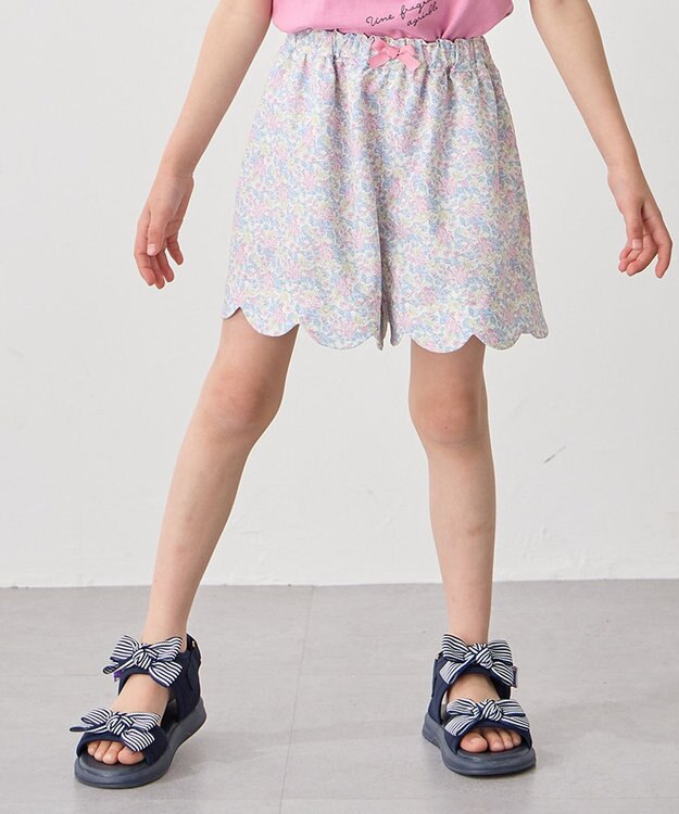 ANY KIDS 水陸両用 総柄 ショートパンツ 小花柄