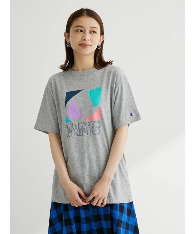 Green Parks ■Ｃｈａｍｐｉｏｎ　ロゴｐｔＴシャツ Off White