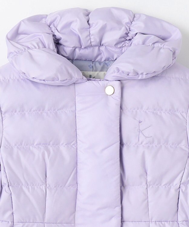 組曲 KIDS 【110-140㎝】ロング ダウンコート ラベンダー系