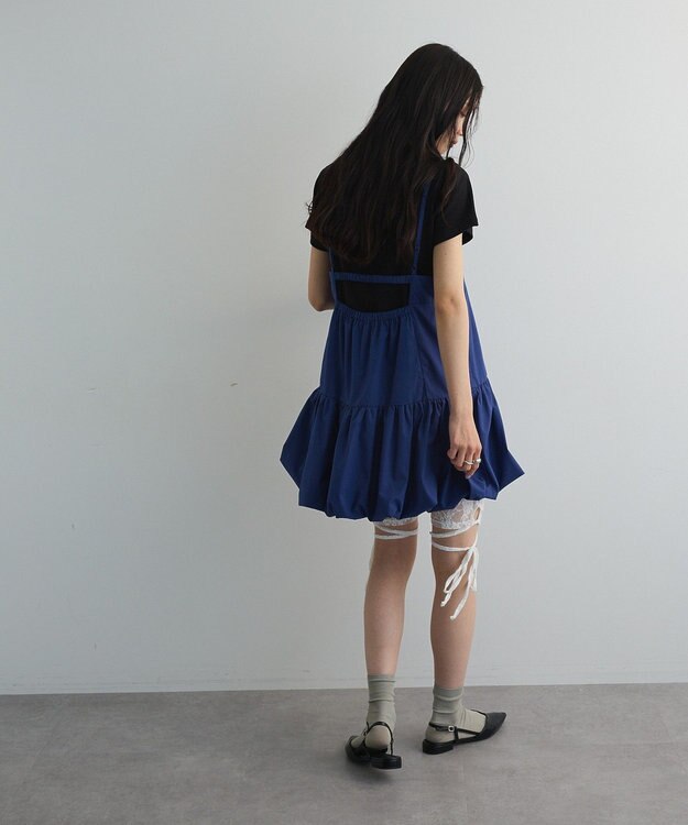Green Parks 裾バルーンキャミワンピース Blue