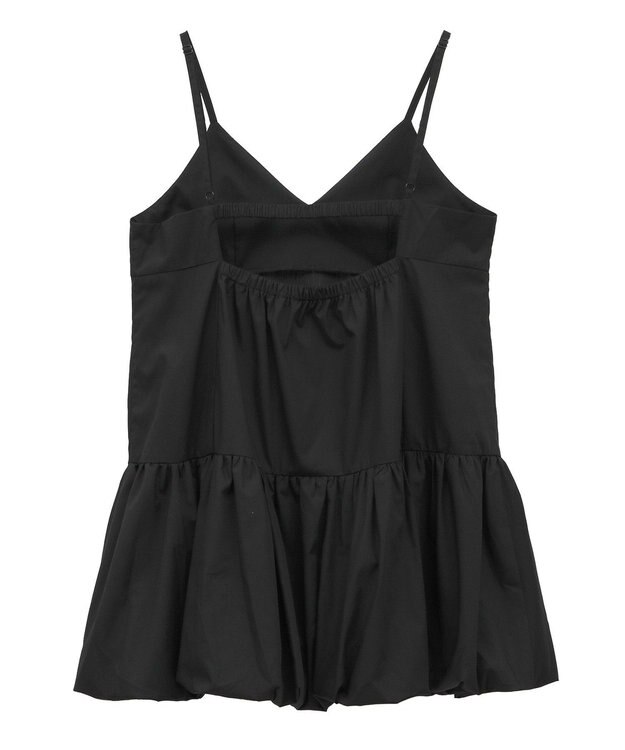 Green Parks 裾バルーンキャミワンピース Black
