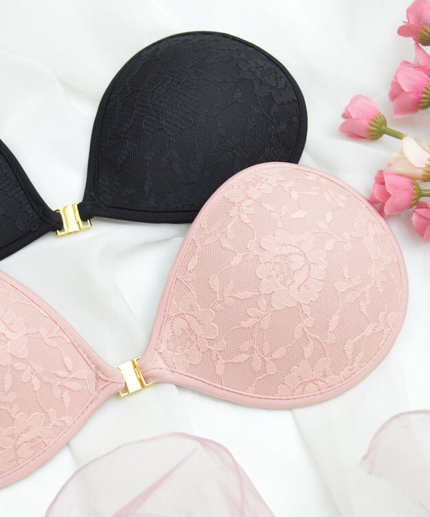 BRADELIS New York 【NuBra / ナチュラルタイプ】ヌーブラ・エアーライト フォーナ デザインヌーブラ ストラップレス バックレス ピンク