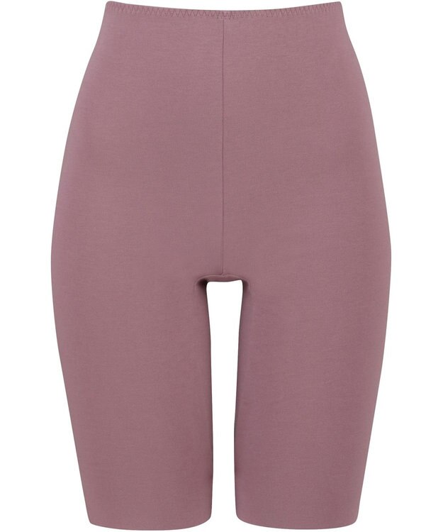 Wing あったかインナーボトム 綿100％(肌側) アウターにひびきにくい ムレにくい 【綿の贅沢ここちフラット】 ひざ上丈 秋 冬 ER4471 ウイング／ワコール ワイン