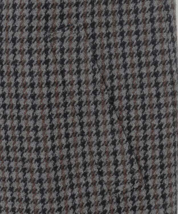 J.PRESS LADIES ツイード チェック Pコート グレー系3