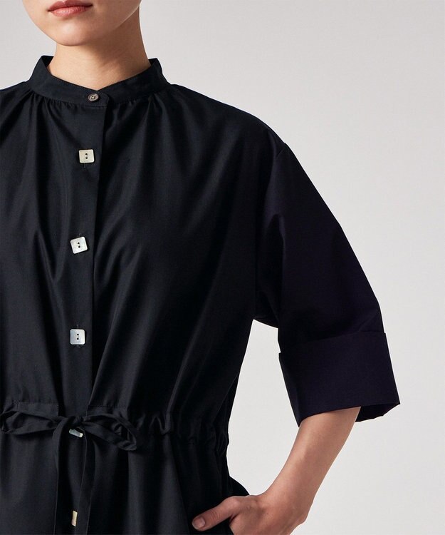 Paul Smith シャーリング シャツ ワンピース ネイビー