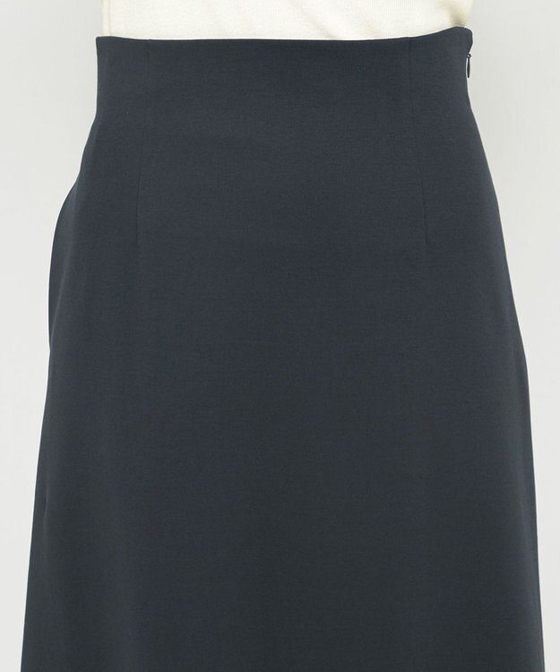 uncrave ダブルフェイスジャージー フレアスカート スレート