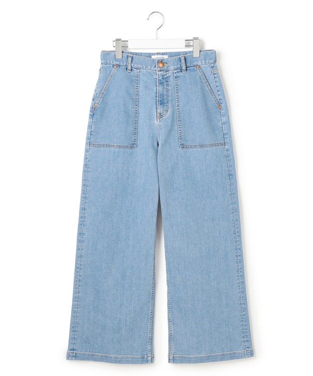 23区 【先行予約】23区 Summer DENIM ベイカーパンツ ブリーチ系