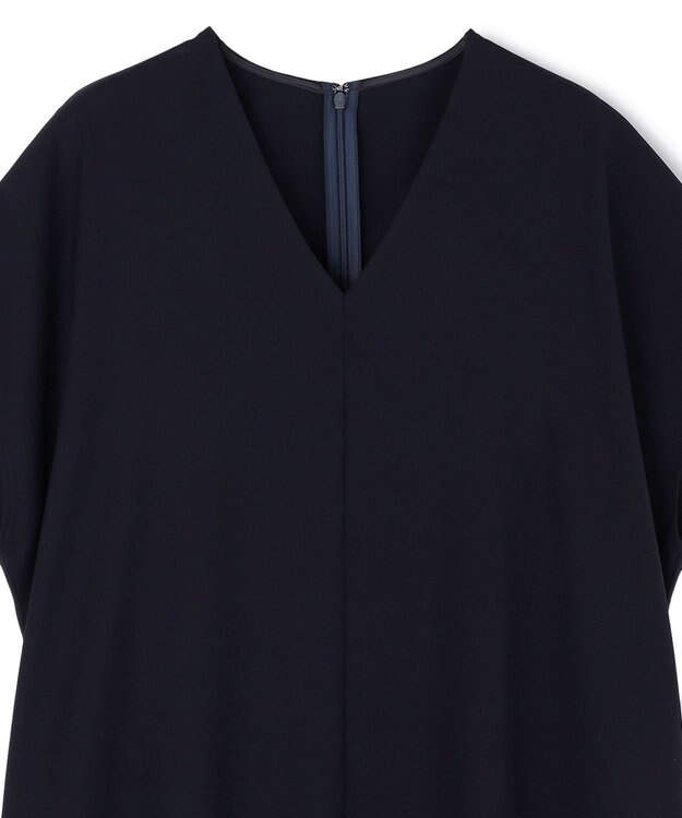 BEIGE， VIRGILE / Vネックリラックスワンピース Navy
