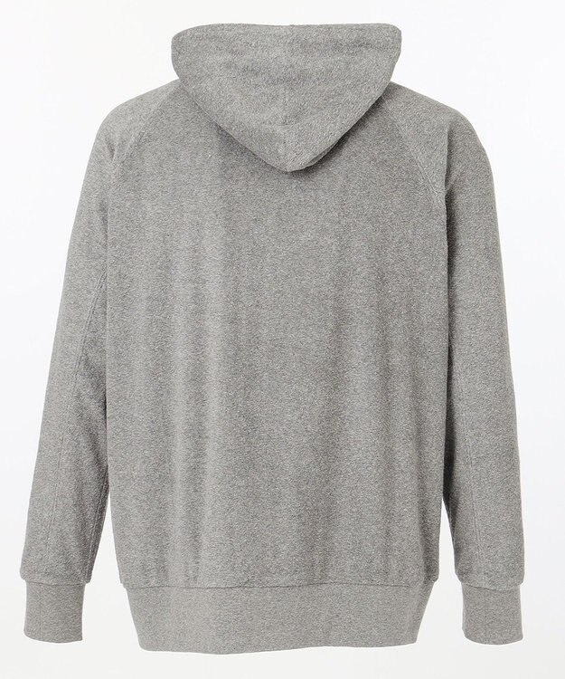 JOSEPH ABBOUD MOUNTAIN 【SPACE】OGスラブパイル パーカー ライトグレー系