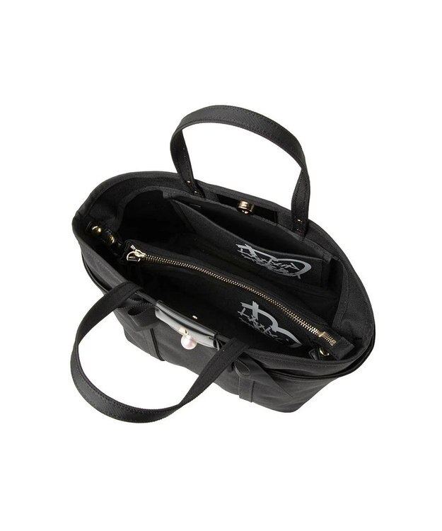 LANVIN en Bleu LANVIN en Bleu ランバンオンブルー ジュール トートバッグ ポーチ付 M ブラック