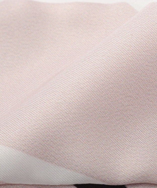 Maison de FLEUR リボンモチーフ柄スカーフ Pink