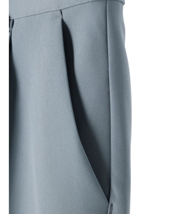 Green Parks きれいシルエットパンツ Sax