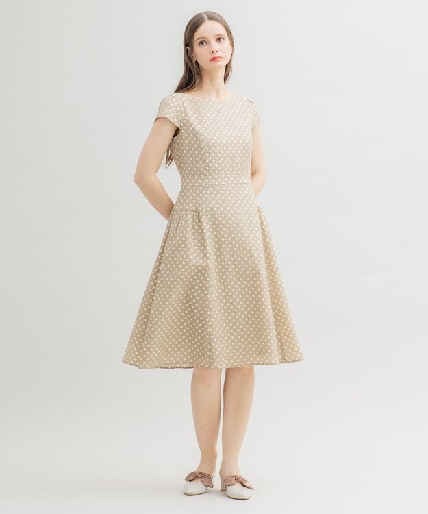 TOCCA 【洗える！】MELODY ドレス ベージュ系5