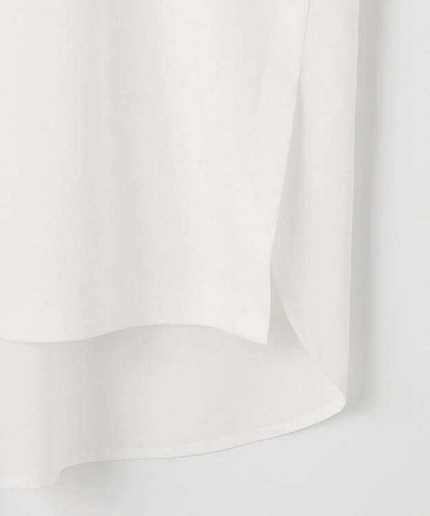 ANY 【接触冷感】秋メキバックフレア カットソー オフホワイト