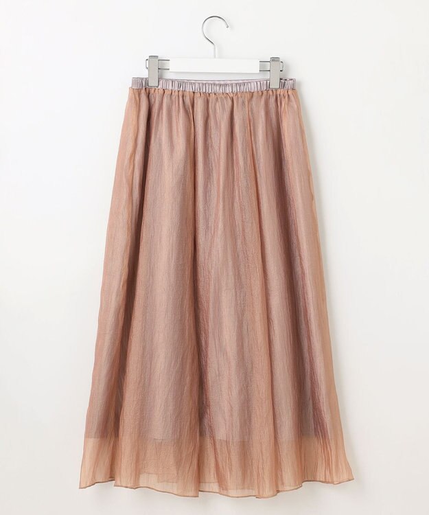 Feroux 【洗える】ニット×フレアスカート セットアップ ピンク系