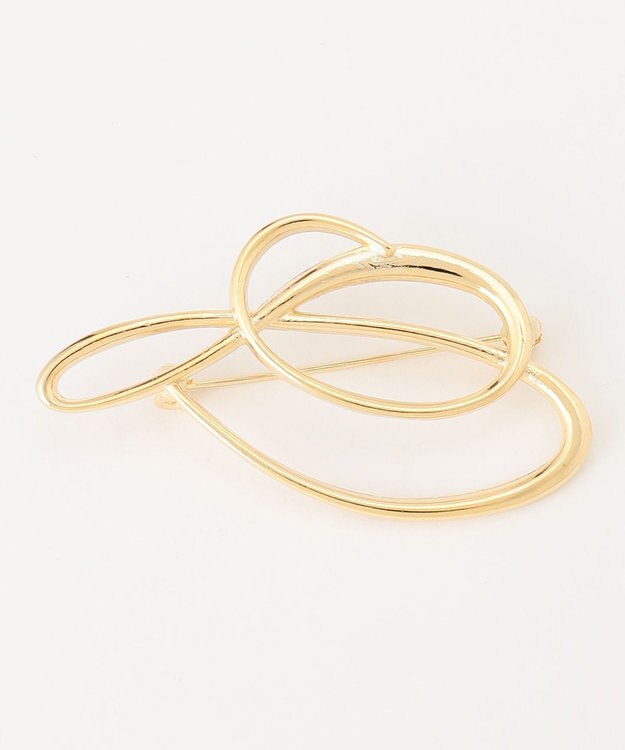 組曲 メタルフープブローチ ゴールド系
