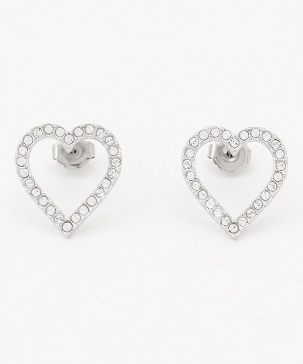 TOCCA WISH IN HEART PIERCED EARRINGS ピアス シルバー系
