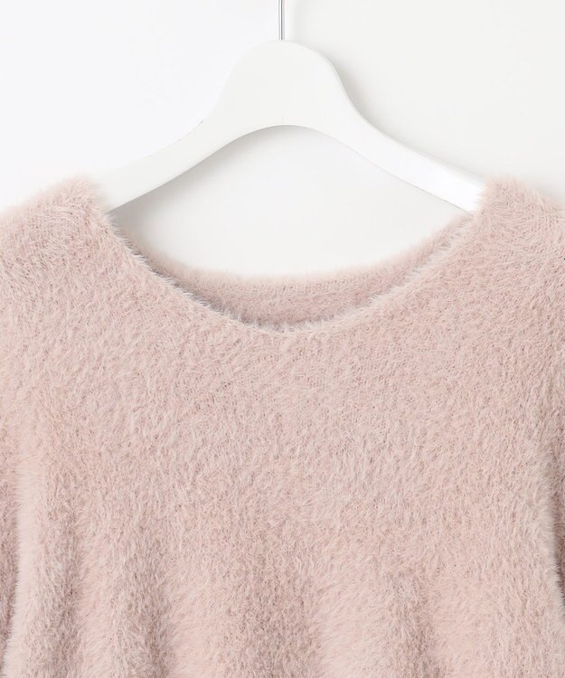 Feroux 【洗える】ニット×フレアスカート セットアップ ピンク系