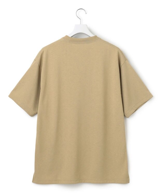 J.PRESS YORK STREET 【UNISEX】ワンポイント刺繍ポケット Tシャツ ベージュ系