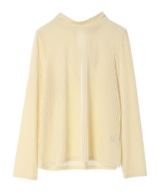 Green Parks ・ＳＵＧＡＲ　ＳＰＯＯＮ　ベロアストライプハイネック Ivory