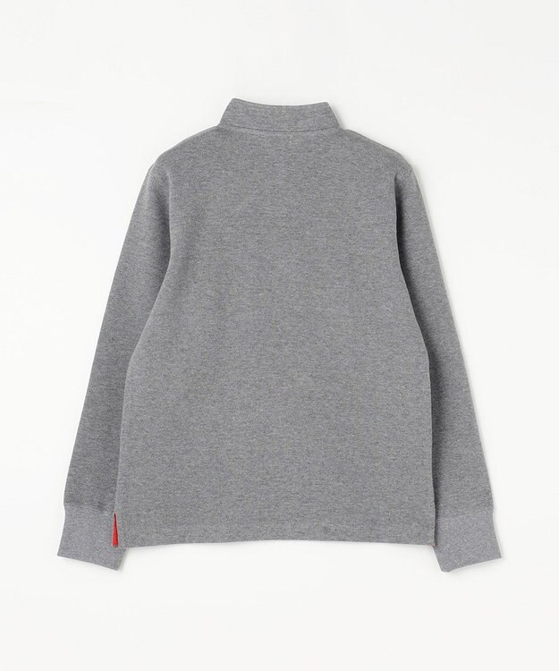 J.PRESS KIDS 【140-170cm】FRONT JIP ハーフジップトレーナー グレー系