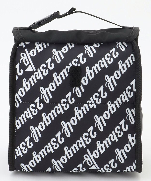 23区GOLF 【UNISEX】ランチの持ち運びにも使える保冷バッグ 収納時もかさばらない折り畳み仕様 ブラック系5