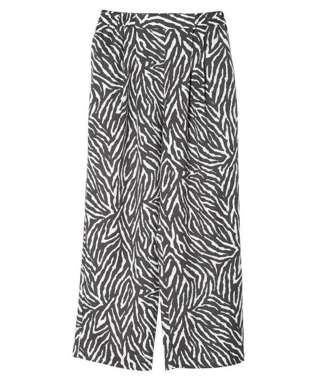 Green Parks イージー柄パンツI Black