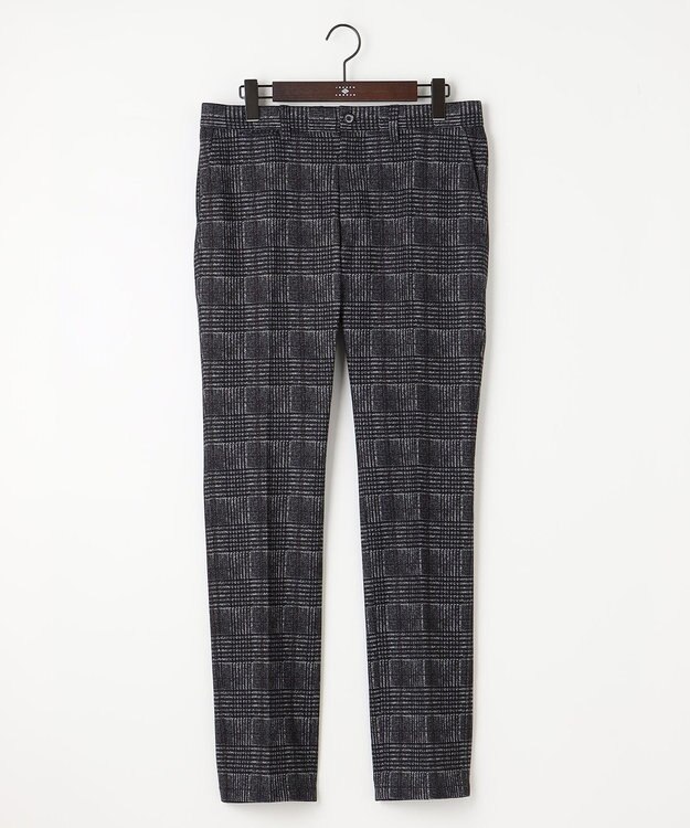 JOSEPH ABBOUD 【ストレッチ】フランネルジャージー パンツ ワイン系4