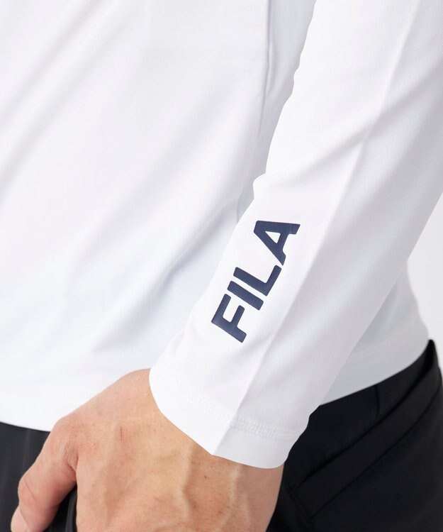 FILA GOLF／marie claire 【FILA GOLF】接触冷感ハイネックインナー ホワイト