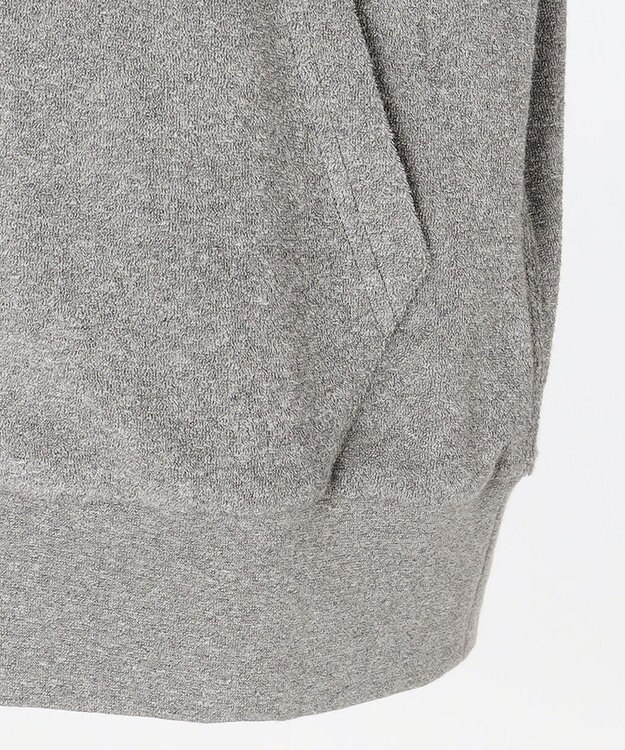 JOSEPH ABBOUD MOUNTAIN 【SPACE】OGスラブパイル パーカー ライトグレー系