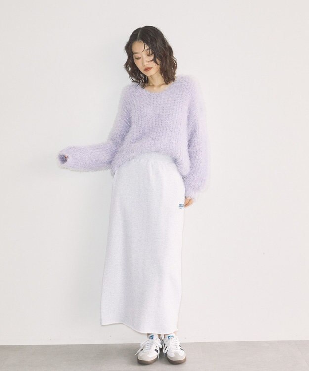 AMERICAN HOLIC Discus 裏毛スカート Oatmeal