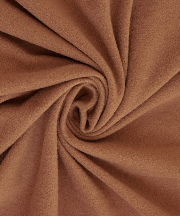 Tiaclasse 【洗える・スマート裏起毛】バックプリーツチュニックブラウス ベージュ