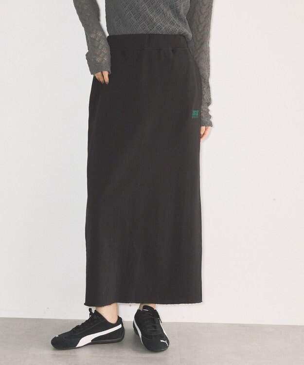 AMERICAN HOLIC Discus 裏毛スカート Black