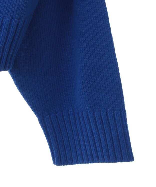 Green Parks トイストーリー／ワッペンショート丈カーディガン Blue