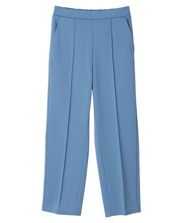 Green Parks らくスレストレートパンツ Blue