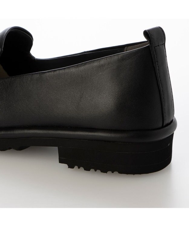 ing <ing>【サスティナブル】ボリュームソールスリッポンシューズ ブラック