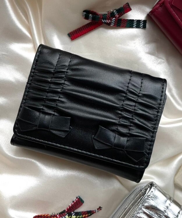 WEGO ギャザーリボンウォレット