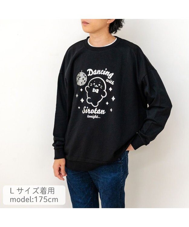 Mother garden しろたん トレーナー 《Dancing》 ユニセックス ブラック