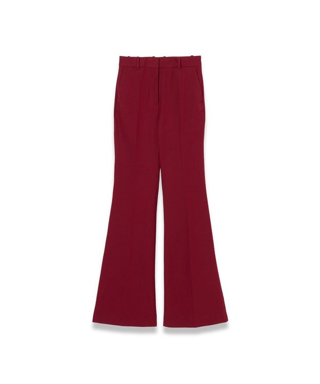 JOSEPH ギャバジンストレッチトラウザーズ　タフィラ Ruby