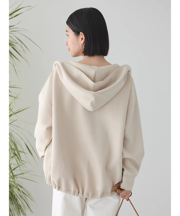 AMERICAN HOLIC バックドレープポンチパーカー Light Beige