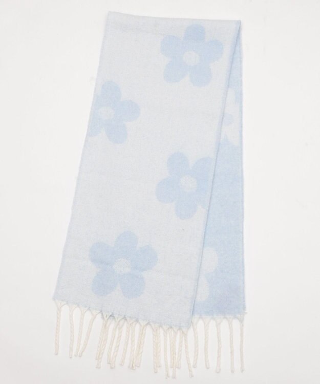 WEGO 【マフラー/ユニセックス着用】ワイドフリンジストール 柄15