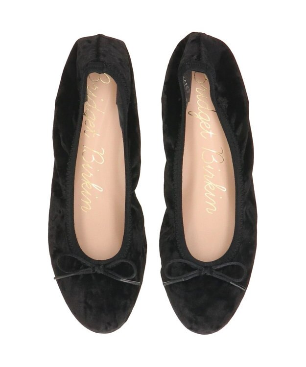 Bridget Birkin 【Bridget Birkin】ラウンドデイリーバレエシューズ ブラック雑材